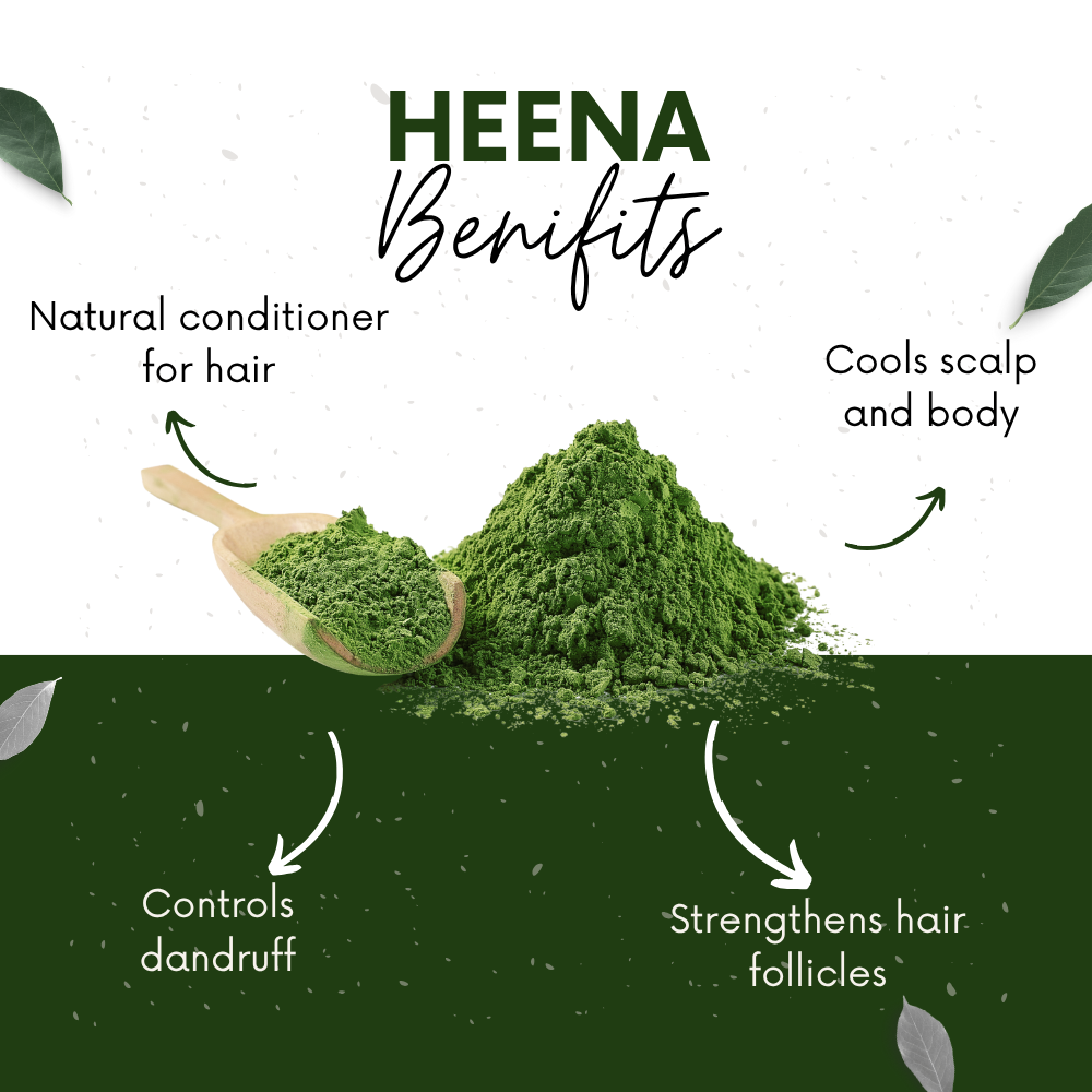 Vinamrit Henna Powder | 100% Pure & Organic| Traditional Ayurvedic Herb for Natural Hair Coloring & Care | 100g Pack