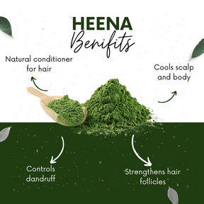 Vinamrit Henna Powder | 100% Pure & Organic| Traditional Ayurvedic Herb for Natural Hair Coloring & Care | 100g Pack