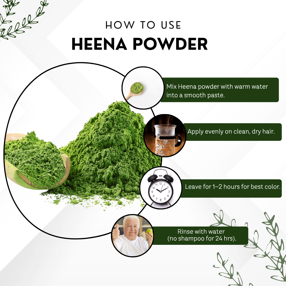 Vinamrit Henna Powder | 100% Pure & Organic| Traditional Ayurvedic Herb for Natural Hair Coloring & Care | 100g Pack