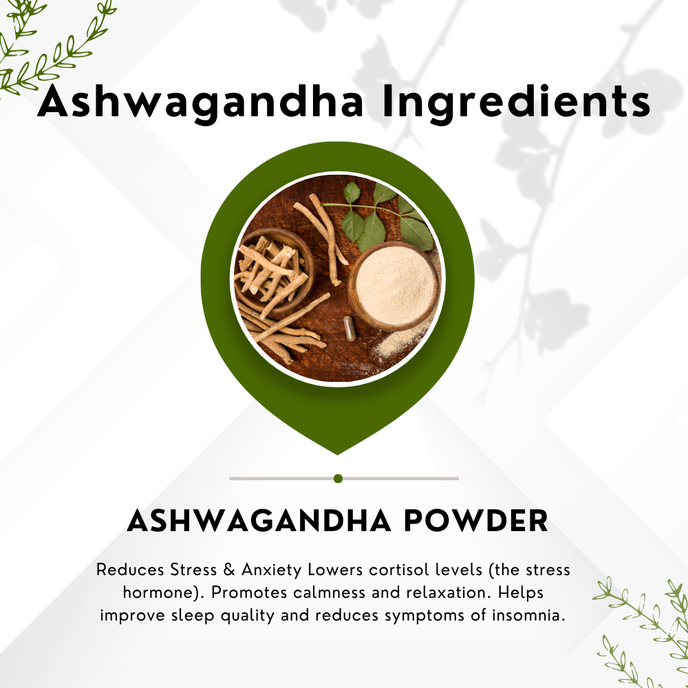 Vinamrit Ashwagandha Powder | 100% Pure & Natural Root Powder | Ayurvedic Adaptogenic Herb for Daily Wellness & Vitality | 100g Pack