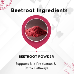Vinamrit Beetroot Powder | 100% Pure & Organic| Boosts Energy, Stamina & Blood Circulation | 100g Pack | Plant-Based Superfood for Smoothies, Juices & Skincare