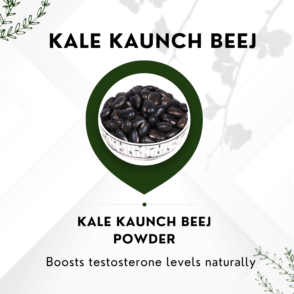 Vinamrit Kale Kaunch Beej Powder | 100% Pure & Natural | Traditional Ayurvedic Herb for Vitality & Wellness | 100g Pack