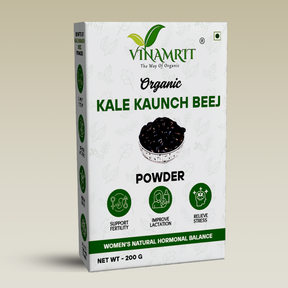 Vinamrit Kale Kaunch Beej Powder | 100% Pure & Natural | Traditional Ayurvedic Herb for Vitality & Wellness | 100g Pack