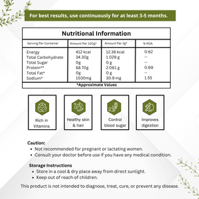 Vinamrit Moringa Powder | 100% Pure & Organic| Rich in Vitamins, Calcium & Antioxidants | Supports Immunity, Energy & Detox | 100g Pack | Ayurvedic Superfood for Juices, Smoothies & Wellness