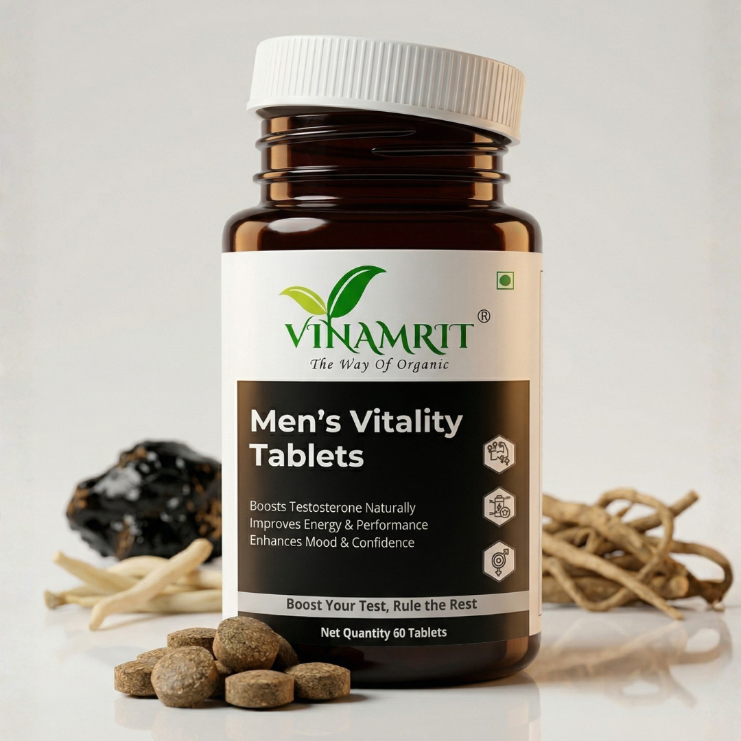 Vinamrit Men’s Herbal Tablets with Shilajit & Gokshura | 60