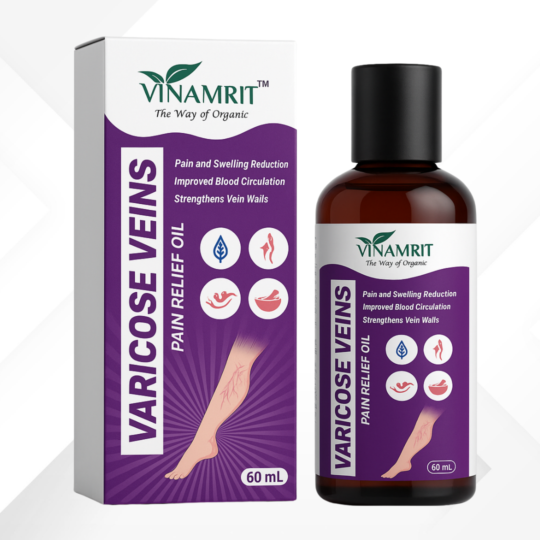 Varicose Veins Pain Relief Oil – 60 ml | Pain & Swelling Reduction