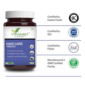 Vinamrit Hair Care Tablet – 100% Natural Ayurvedic Solution for Hair Growth - VINAMRIT